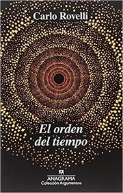Cover of: El orden del tiempo by 