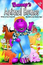 Cover of: Barney's animal homes