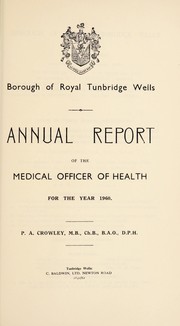 Cover of: [Report 1960] | Tunbridge Wells (England). Borough Council