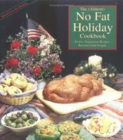 Cover of: The almost no fat holiday cookbook: festive vegetarian recipes