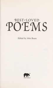 Cover of: Best-loved poems | John Boyes