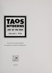 Cover of: Taos moderns by David L. Witt