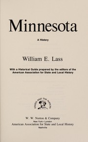 Cover of: Minnesota | William E. Lass