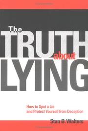 Cover of: The Truth About Lying by Stan B. Walters