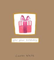 Cover of: For Your Birthday: A Little Book of Picture Poems (Gold)