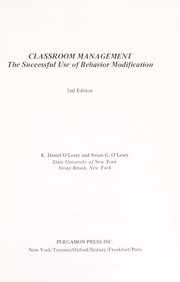 Cover of: Classroom management | K. Daniel O