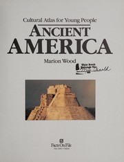 Cover of: Cultural Atlas of Ancient America (Cultural Atlas)