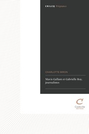 Cover of: Mavis Gallant et Gabrielle Roy, journalistes by 