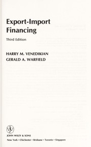 Cover of: Export-import financing