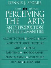 Cover of: Perceiving the arts | Dennis J. Sporre