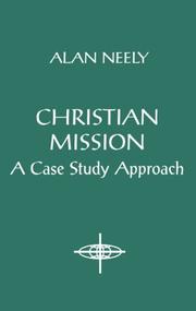 Cover of: Christian mission: a case study approach