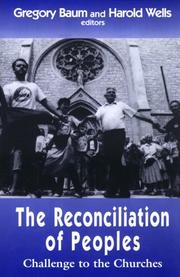 Cover of: The reconciliation of peoples by edited by Gregory Baum, Harold Wells.