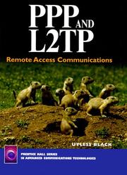 Cover of: PPP and L2TP | Uyless Black
