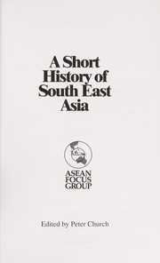 Cover of: A Short History of South East Asia by 