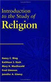 Cover of: Introduction to the study of religion by Nancy C. Ring ...[et al.].