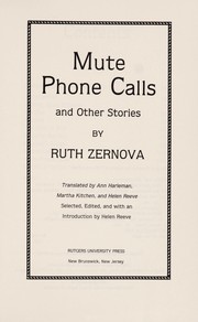 Cover of: Mute phone calls | RufК№ Aleksandrovna Zernova
