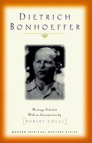 Cover of: Dietrich Bonhoeffer by Dietrich Bonhoeffer