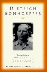 Cover of: Dietrich Bonhoeffer