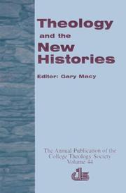 Cover of: Theology and the new histories