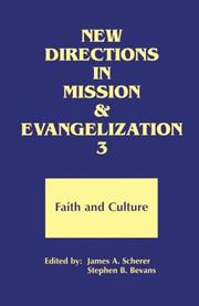 Cover of: New Directions in Mission and Evangelization 3: Faith and Culture (New Directions in Mission and Evangelization)
