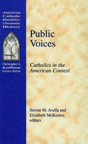 Cover of: Public Voices: Catholics in the American Context (American Catholic Identities)