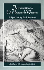 Cover of: Introduction to Old Testament wisdom: a spirituality  for liberation