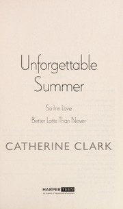 Cover of: Unforgettable summer