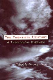 Cover of: The twentieth century by edited by Gregory Baum.