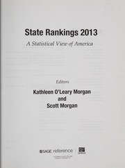 Cover of: State rankings 2013 by Kathleen O'Leary Morgan, Scott Morgan