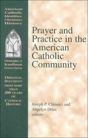 Cover of: Prayer and Practice in the American Catholic Community (American Catholic Identities) | 