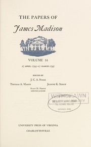 Cover of: Papers of James Madison: May 27, 1787-March 3, 1788 (Papers of James Madison)