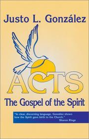 Cover of: Acts: The Gospel of the Spirit
