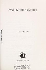Cover of: World philosophies by Ninian Smart