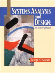 Cover of: Systems Analysis and Deisgn by George M. Marakas
