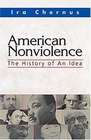 Cover of: American Nonviolence by Ira Chernus