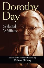 Cover of: Dorothy Day: Selected Writings