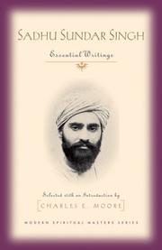 Cover of: Sadhu Sundar Singh by Charles E. Moore, Sundar Singh