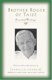 Cover of: Brother Roger of Taize: Essential Writings (Modern Spiritual Masters)