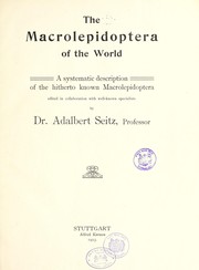 Cover of: The Macrolepidoptera of the American Region: Noctuiformes