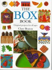 Cover of: The box book: original projects for all ages
