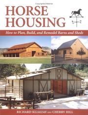 Cover of: Horse Housing by Richard Klimesh, Cherry Hill