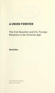 Cover of: A union forever by David Sim