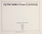 Cover of: Up the hollow from Lynchburg