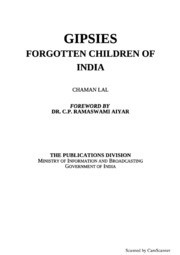 Cover of: Gipsies Forgotten Children of India