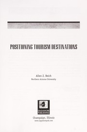 Cover of: Positioning tourism destinations