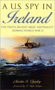 Cover of: A U.S. spy in Ireland by Quigley, Martin