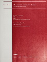 Cover of: Management Information Systems | Robert A. Schultheis