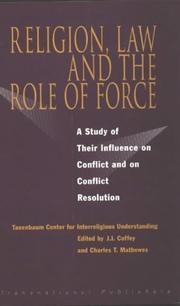 Cover of: Religion, Law, and the Role of Force by 