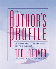 Cover of: The author's profile: assessing writing in context