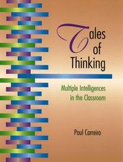 Cover of: Tales of thinking: multiple intelligences in the classroom